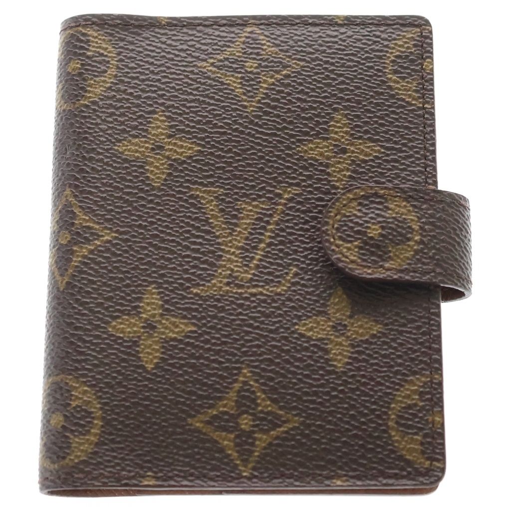 Louis Vuitton Monogram Agenda Mini Leather Notebook Cover Brown