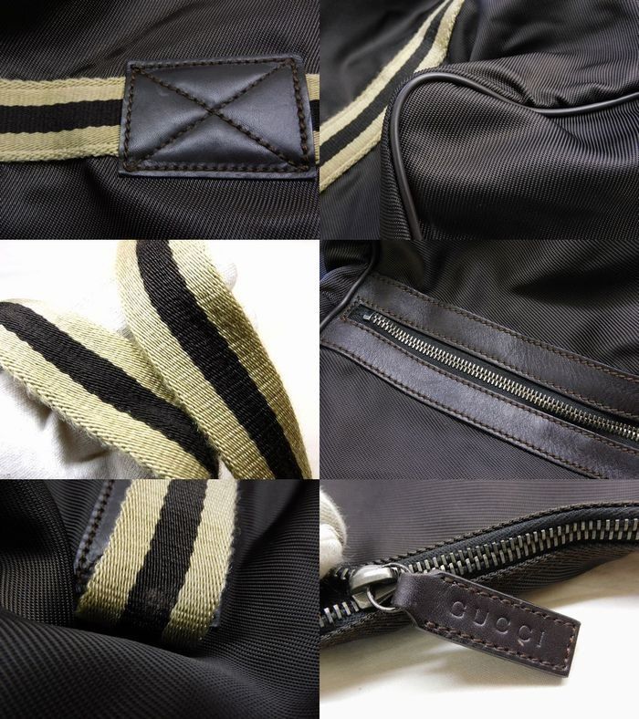 Gucci 012 Nylon Boston Bag Large Tote Folding — view 5