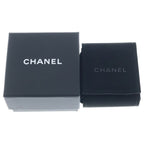Chanel CC Logo Rhinestone Earrings Metal Gold — view 6