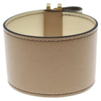 Hermes Elan Veau Swift Gold Bracelet Bangle Brown White — view 2