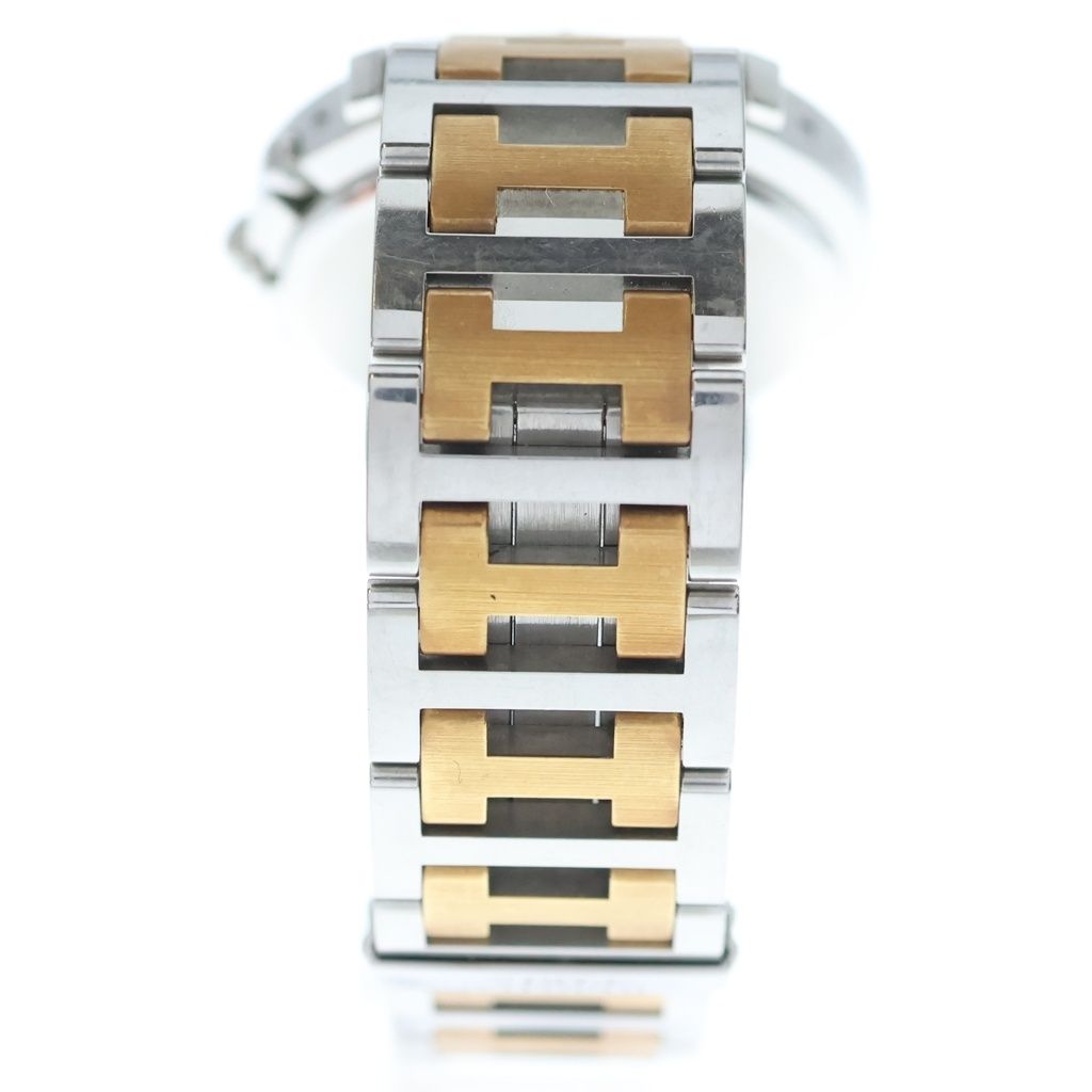 Hermes Clipper Chronograph SS Quartz Stainless Steel Watch White Dial — view 2