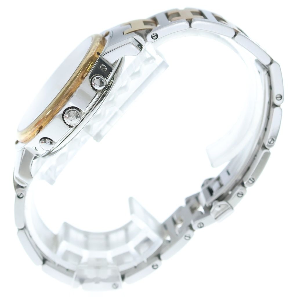 Hermes Clipper Chronograph SS Quartz Stainless Steel Watch White Dial — view 3