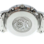 Hermes Clipper Chronograph SS Quartz Stainless Steel Watch White Dial — view 5