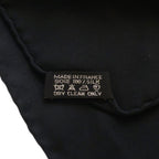 Hermes Carre 90 Oranges Fruit Orange Silk Scarf Black — view 4