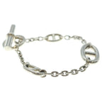 Hermes Chaine D'ancre Farandole ST Chain Bracelet Silver — view 3