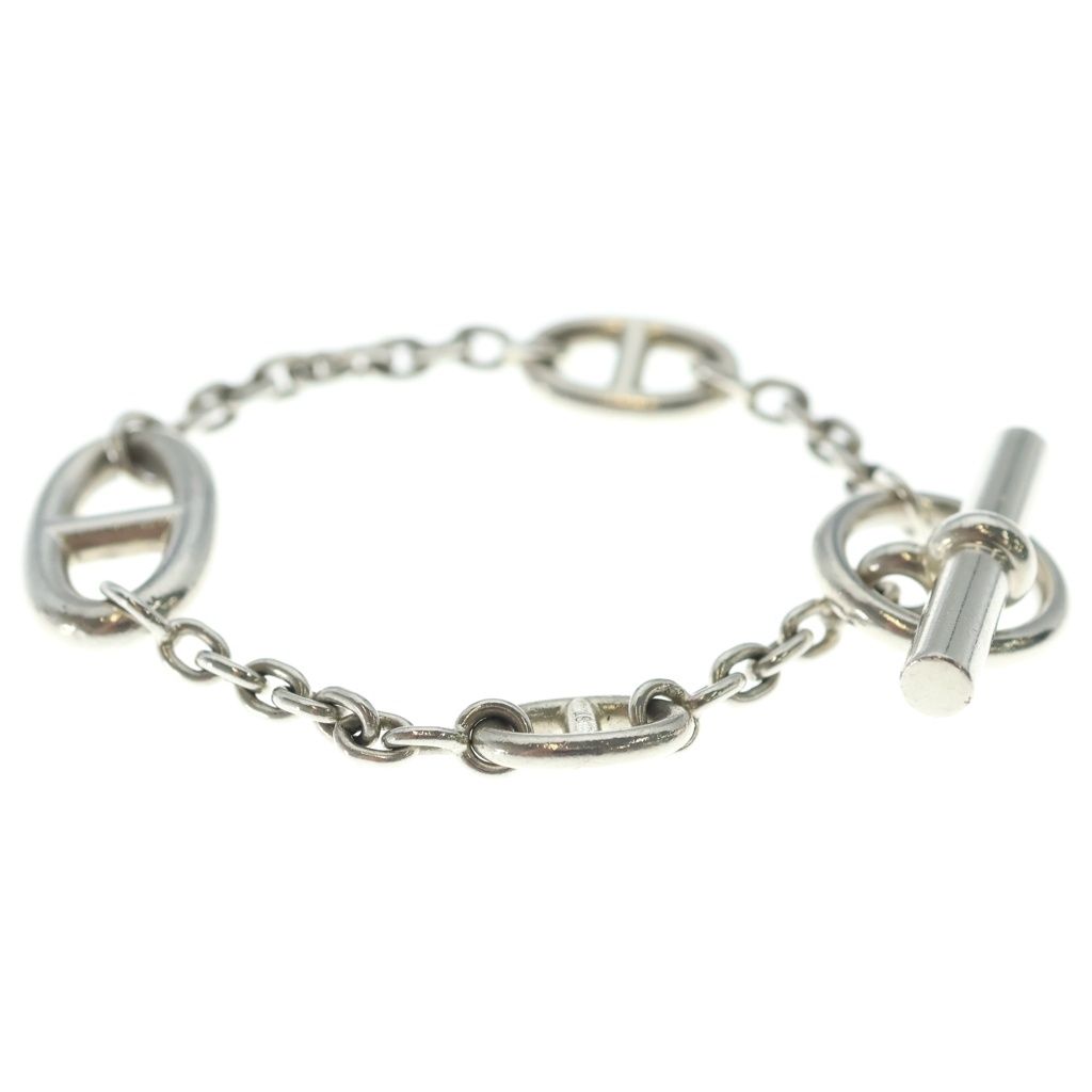 Hermes Chaine D'ancre Farandole ST Chain Bracelet Silver — view 4