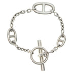 Hermes Chaine D'ancre Farandole ST Chain Bracelet Silver — view 2