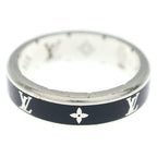 Louis Vuitton LV Spike Monogram Ring Black Silver — view 4