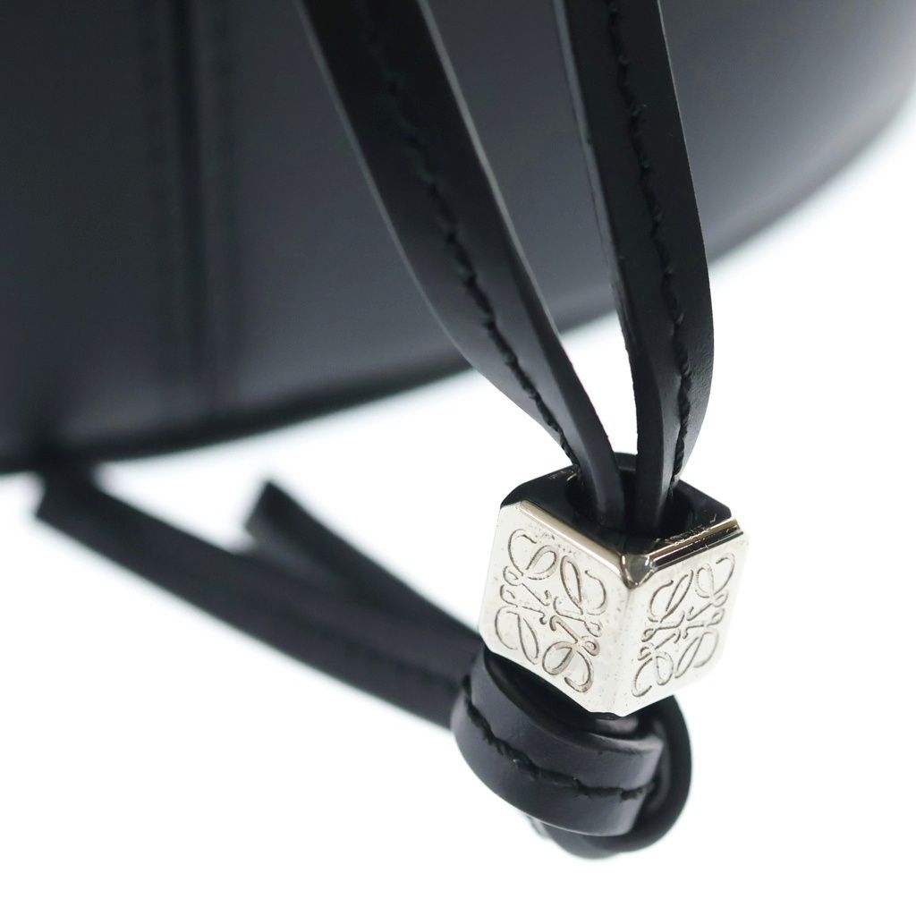 Loewe Ball Shoulder Bag 2-Way Leather Navy Black — view 7