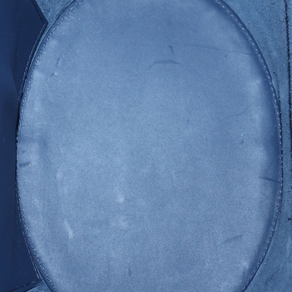 Loewe Ball Shoulder Bag 2-Way Leather Navy Black — view 8