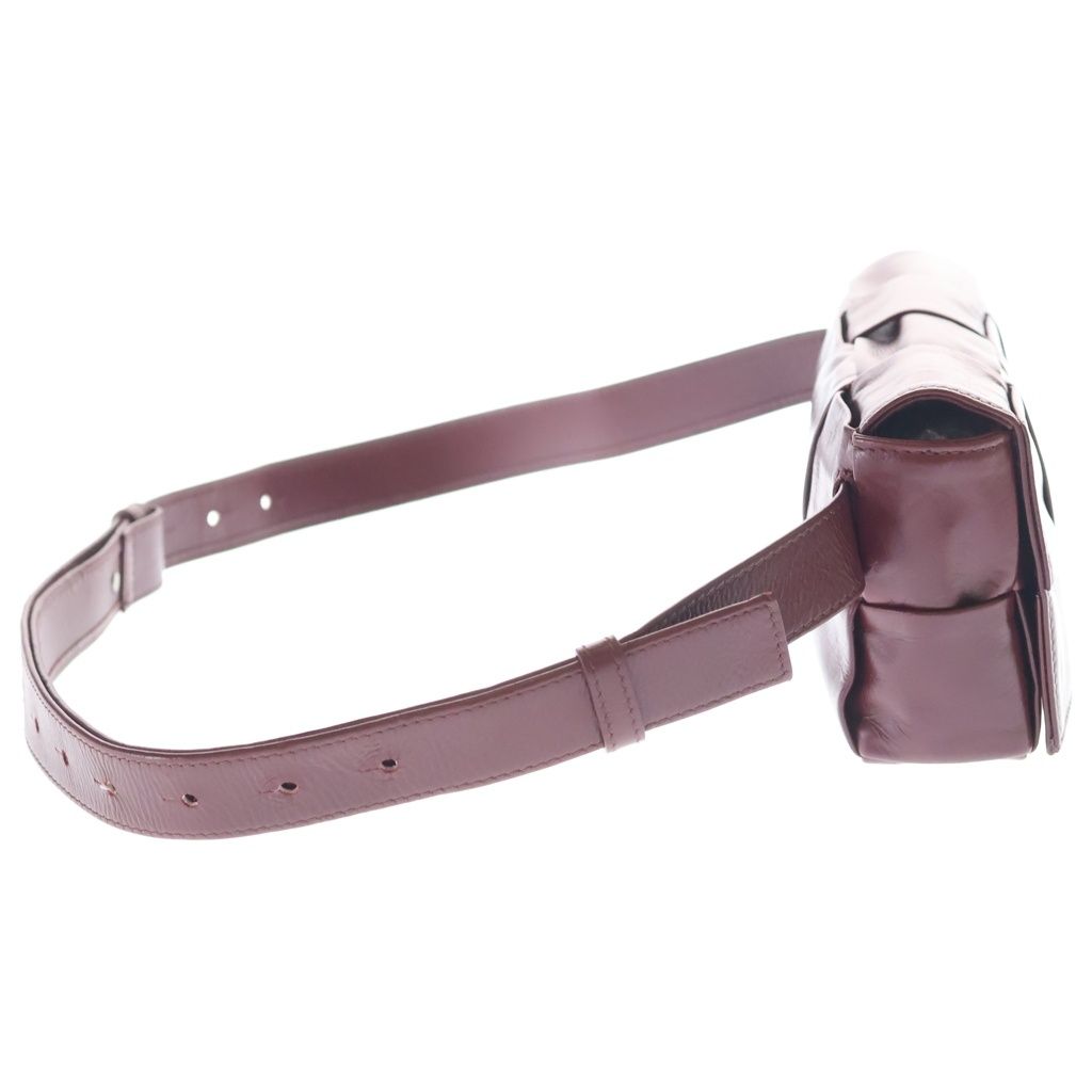 Bottega Veneta Maxi Intrecciato Cassette Belt Shoulder Bag Lambskin Bordeaux — view 3