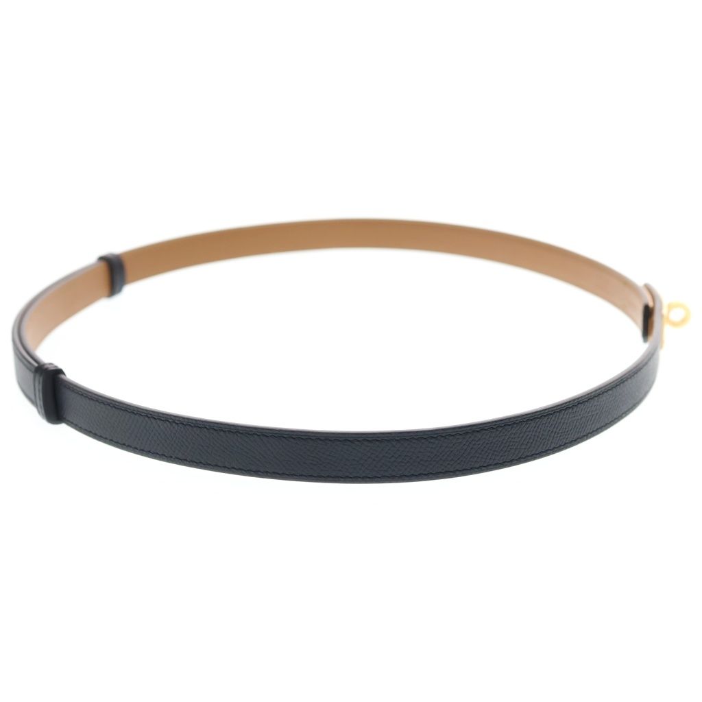 Hermes Kelly Belt Epsom Gold Black — view 3