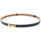 Hermes Kelly Belt Epsom Gold Black