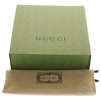 Gucci GG Canvas Hose Bid Billie Irish Collaboration Shoulder Bag Beige Leather — view 8
