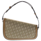 Gucci GG Canvas Hose Bid Billie Irish Collaboration Shoulder Bag Beige Leather — view 2