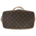 Louis Vuitton Monogram Palermo PM 2-Way Shoulder Bag Brown Leather Gold — view 4