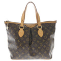 Louis Vuitton Monogram Palermo PM 2-Way Shoulder Bag Brown Leather Gold