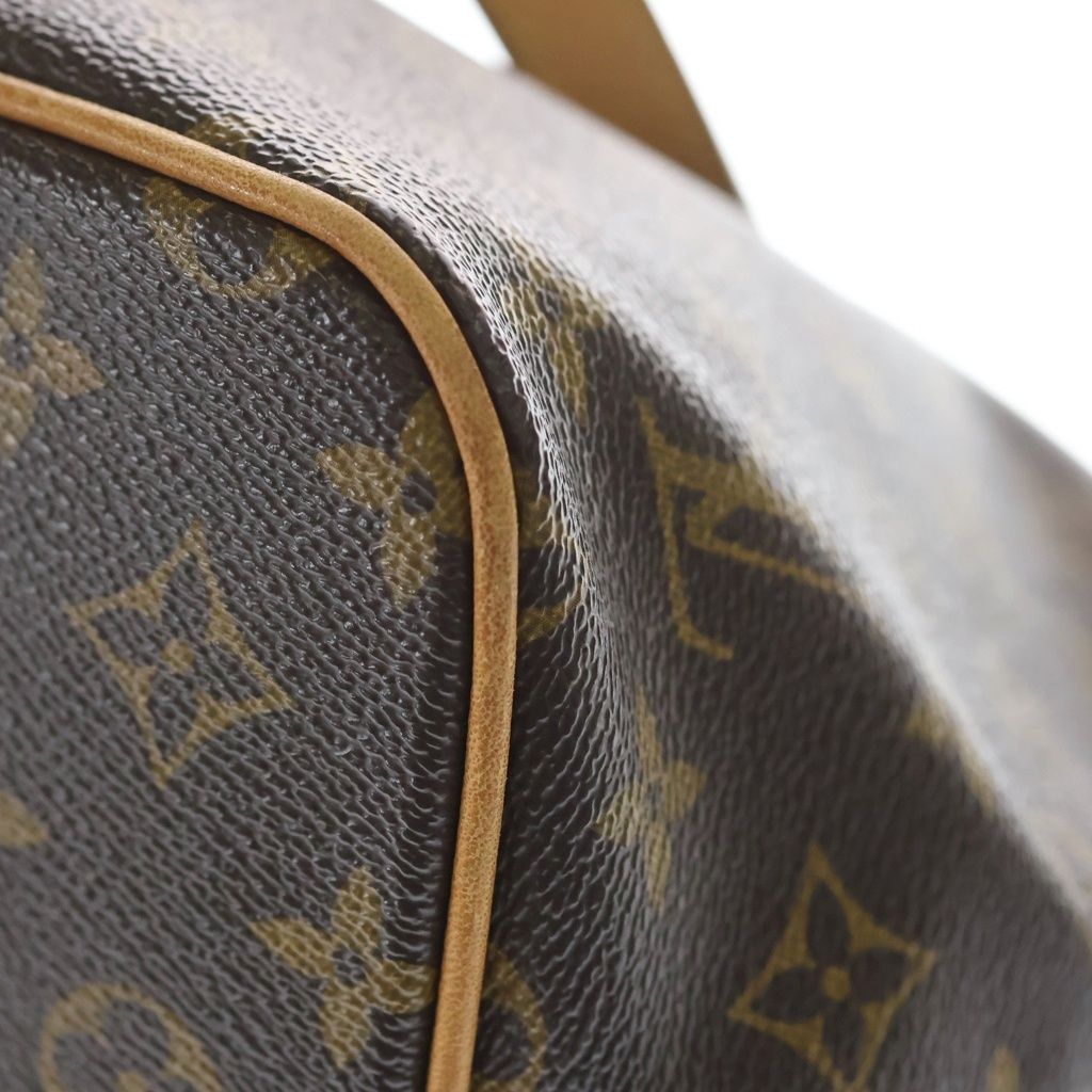 Louis Vuitton Monogram Palermo PM 2-Way Shoulder Bag Brown Leather Gold — view 5