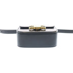 Celine Triomphe Mini Claude Leather Shoulder Bag Black — view 4