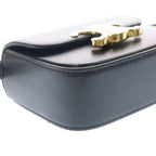Celine Triomphe Mini Claude Leather Shoulder Bag Black — view 5