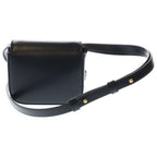 Celine Triomphe Mini Claude Leather Shoulder Bag Black — view 2