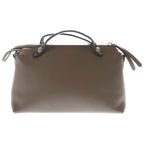Fendi by the Way 2-Way Shoulder Bag Zucca Pattern Brown Leather Silver — view 2