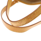 Louis Vuitton Monogram Baguette PM Handbag Mini Tote Brown Leather Gold — view 7
