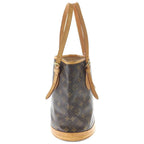 Louis Vuitton Monogram Baguette PM Handbag Mini Tote Brown Leather Gold — view 3