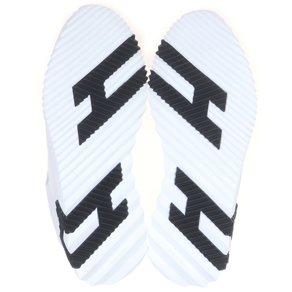 Hermes Bouncing Logo Leather Sneakers White — view 5
