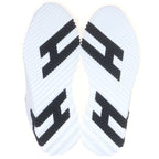 Hermes Bouncing Logo Leather Sneakers White — view 5