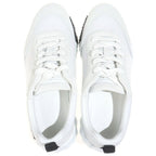 Hermes Bouncing Logo Leather Sneakers White — view 4