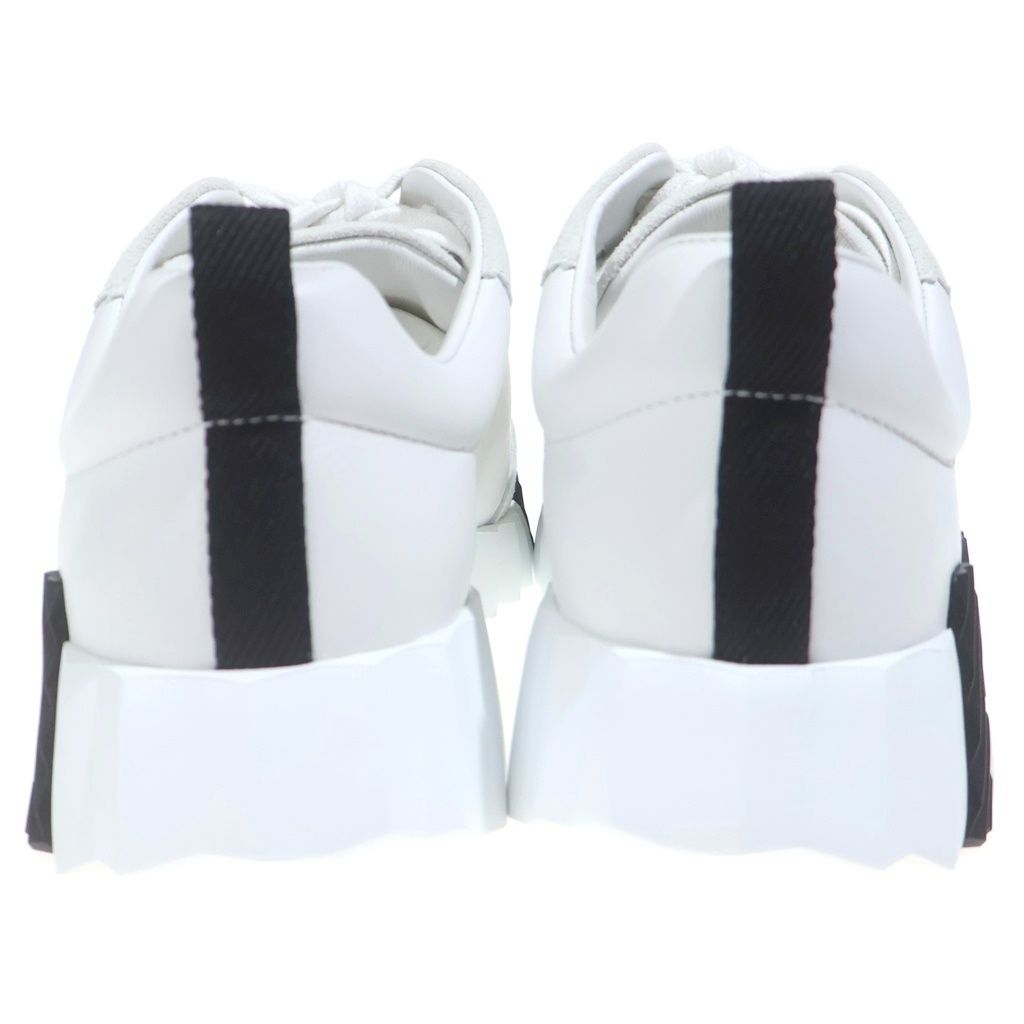 Hermes Bouncing Logo Leather Sneakers White — view 3