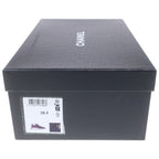 Chanel CC Logo Suede Leather Sneakers Black — view 6
