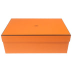 Hermes Bouncing Logo Leather Sneakers Black — view 7