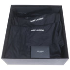 Saint Laurent Paris Classic Eddie Chelsea Boots Side Gore Leather Shoes Black — view 6