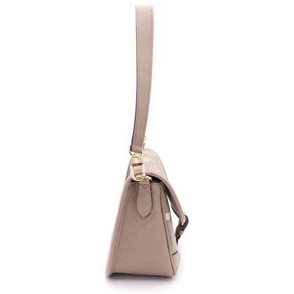 Louis Vuitton Monogram Empreinte Diane Beige Shoulder Bag Leather Gold — view 3