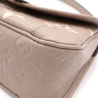 Louis Vuitton Monogram Empreinte Diane Beige Shoulder Bag Leather Gold — view 5