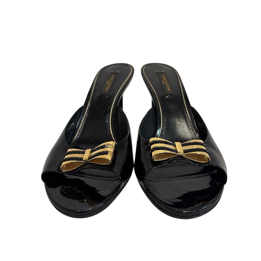 Louis Vuitton Ribbon High Heels Open Toe Sandals — view 3