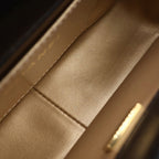 Chanel Quilted 18 Shoulder Bag Chain Black Lambskin Gold — view 7