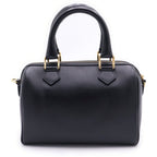 Celine Small Boston Cuill 2-Way Bag Black Leather Gold — view 2