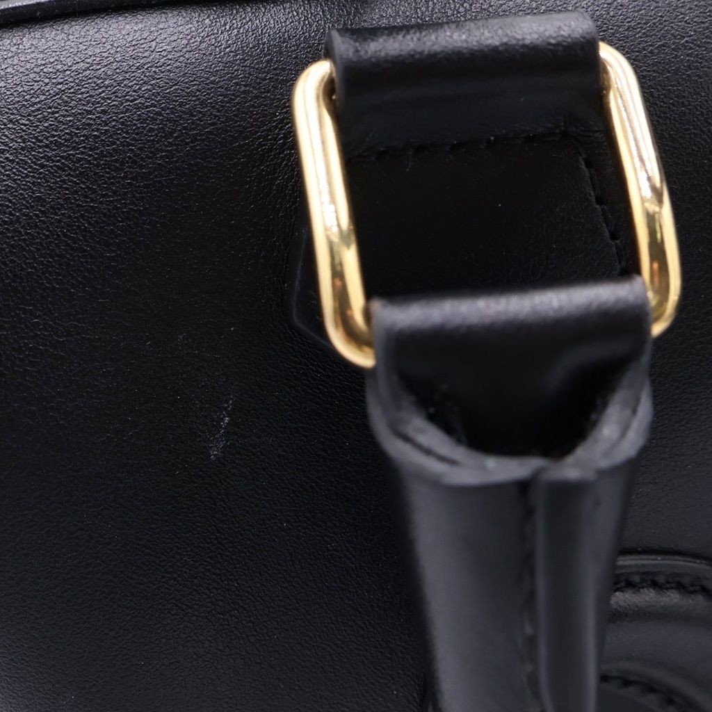 Celine Small Boston Cuill 2-Way Bag Black Leather Gold — view 9