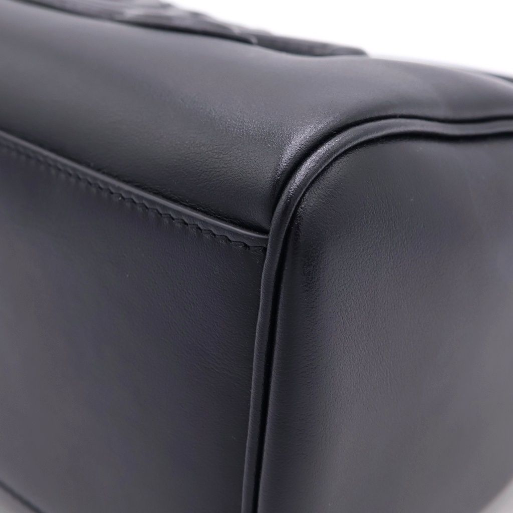 Celine Small Boston Cuill 2-Way Bag Black Leather Gold — view 5