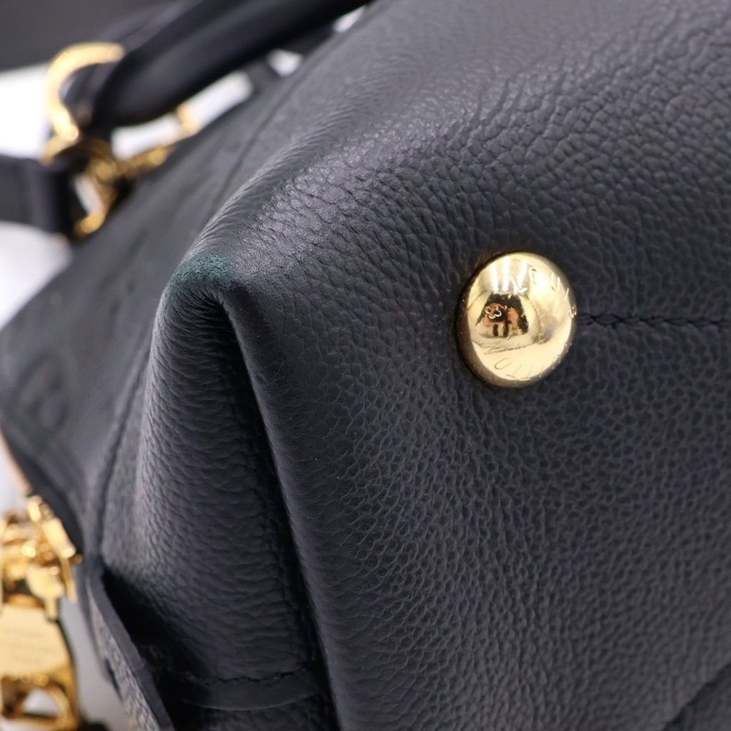 Louis Vuitton Monogram Empreinte Neo Alma BB 2-Way Shoulder Bag Black Leather — view 6