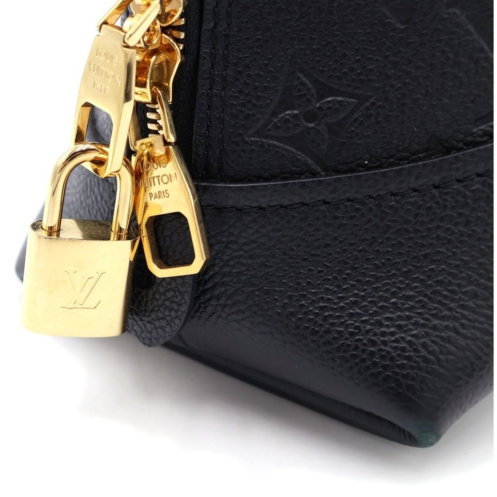 Louis Vuitton Monogram Empreinte Neo Alma BB 2-Way Shoulder Bag Black Leather — view 7