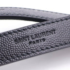 Saint Laurent Envelope Chain Shoulder Bag Black Caviar Gold — view 7