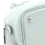 Hermes Bolide Mini Chevre Silver 2-Way Shoulder Bag Vert Peppermint Green — view 6