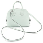 Hermes Bolide Mini Chevre Silver 2-Way Shoulder Bag Vert Peppermint Green — view 2