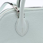 Hermes Bolide Mini Chevre Silver 2-Way Shoulder Bag Vert Peppermint Green — view 7