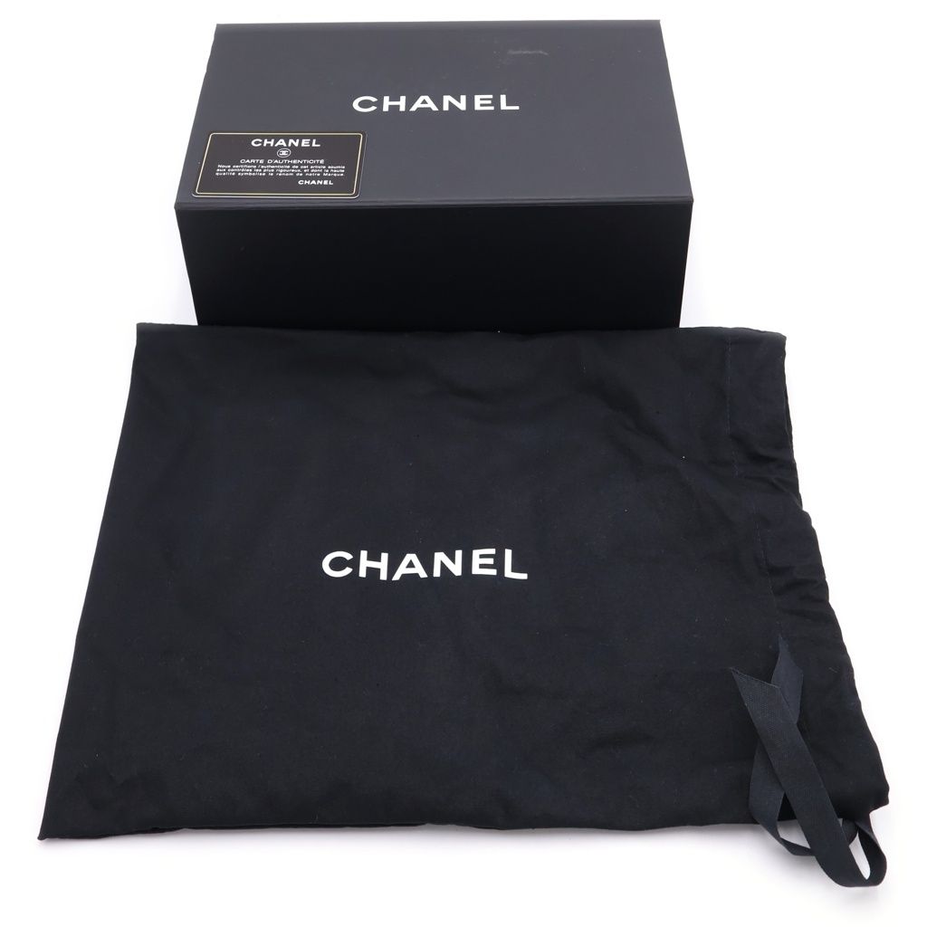 Chanel Quilted 20 S Flap Shoulder Bag Chain Black Lambskin Gold — view 8