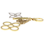 Louis Vuitton Flower Bijou Sac Tapage Bag Charm Key Holder Gold Silver — view 4